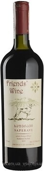 Фото Friends' Wine Saperavi червоне сухе 0.75 л