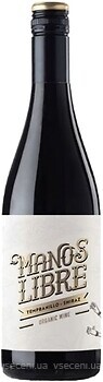 Фото Manos Libre Tempranillo-Shiraz Organic червоне сухе 0.75 л