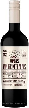 Фото Vinas Argentinas Cabernet Sauvignon красное сухое 0.75 л