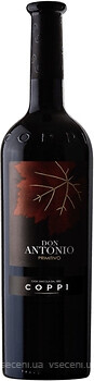 Фото Coppi Don Antonio Primitivo червоне сухе 0.75 л