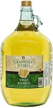 Фото Grappolo d'Oro Vino Bianco біле сухе 5 л