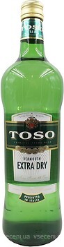 Фото Toso Vermouth Extra Dry білий сухий 1 л