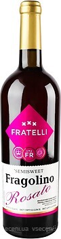 Фото Fratelli Fragolino Rosato розовое полусладкое 13% 0.75 л