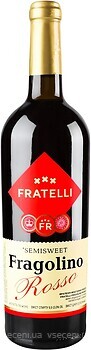 Фото Fratelli Fragolino Rosso красное полусладкое 0.75 л