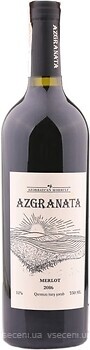 Фото Az-Granata Merlot червоне сухе 0.75 л