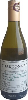 Фото Aujoux Chardonnay Pays D'oc біле сухе 0.25 л