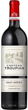 Фото Les Grands Chais de France Chateau La Croix de Chateau Troupian Haut-Medoc червоне сухе 0.75 л