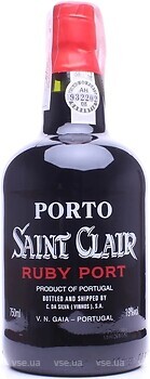 Фото Saint Clair Porto Ruby червоний напівсолодкий 6x0.75 л