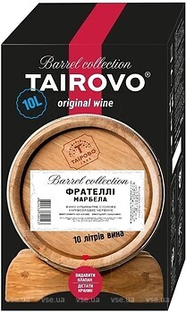 Фото Таірово Фрателлі Марбелла червоне напівсолодке 10 л