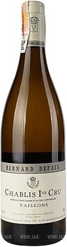 Фото Bernard Defaix Chablis 1er Vaillons 2023 біле сухе 0.75 л