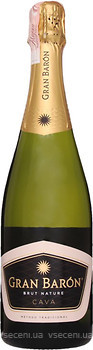 Фото Gran Baron Cava Brut Nature белое сухое 0.75 л