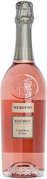 Фото Merotto Grani Rosa Di Nero Rose Brut рожеве брют 0.75 л