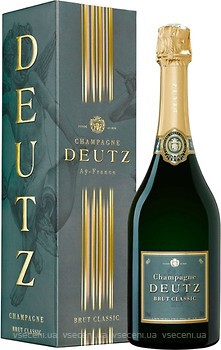 Фото Deutz Brut Classic белое брют 0.75 л в упаковке