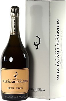 Фото Billecart Salmon Rose Brut рожеве брют 1.5 л в упаковці