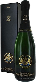 Фото Champagne Barons de Rothschild Brut біле брют 0.75 л в упаковці