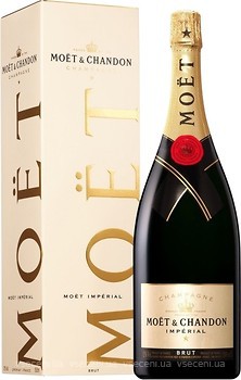 Фото Moet & Chandon Imperial Brut біле брют 1.5 л в упаковці