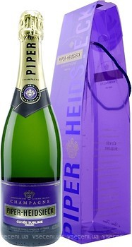 Фото Piper-Heidsieck Champagne Cuvee Sublime Demi-Sec біле напівсухе 0.75 л в упаковці
