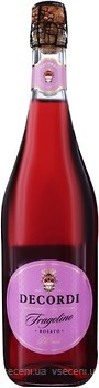 Фото Decordi Fragolino Rosato розовое полусладкое 0.75 л