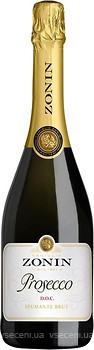 Фото Zonin Prosecco DOC Spumante Brut белое брют 0.75 л