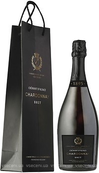 Фото Domaine Viticole de Colmar Cremant D'Alsace Chardonnay Brut біле брют 0.75 л в упаковці