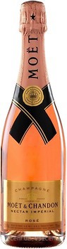 Фото Moet & Chandon Nectar Imperial Rose рожеве сухе 0.75 л