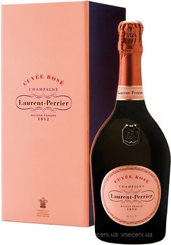 Фото Laurent-Perrier Cuvee Rose Brut розовое брют 0.75 л в упаковке