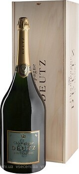 Фото Deutz Brut Classic белое брют 6 л в деревянной упаковке