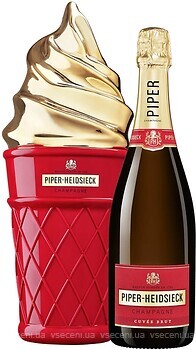 Фото Piper-Heidsieck Champagne Cuvee Brut біле брют 0.75 л в упаковці Ice-cream