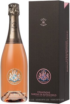 Фото Barons de Rothschild Rose Brut рожеве брют 0.75 л в упаковці