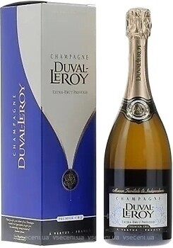 Фото Duval-Leroy Champagne Extra-Brut Prestige Premier Cru біле екстра-брют 0.75 л в упаковці