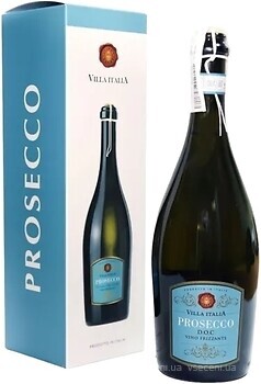 Фото Villa Italia Prosecco Frizzante Gift Box біле сухе 0.75 л в упаковці