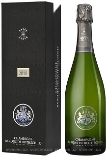 Фото Champagne Barons de Rothschild Millesime 2010 біле брют 0.75 л