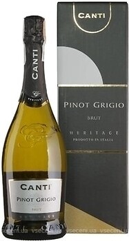 Фото Canti Pinot Grigio Brut Blanc біле брют 0.75 л в упаковці