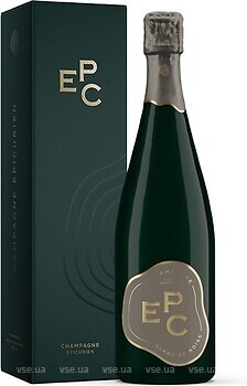 Фото Champagne EPC Blanc de Noirs біле брют 0.75 л в упаковці