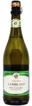 Фото Costa Furra Lambrusco Bianco Amabile біле напівсолодке 0.75 л