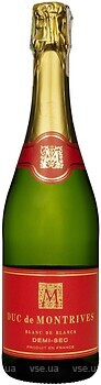 Фото Duc de Montrives Demi-Sec біле напівсухе 0.75 л