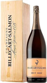 Фото Billecart Salmon Rose Brut рожеве брют 3 л в упаковці