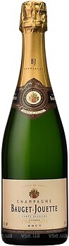 Фото Champagne Bauget-Jouette Carte Blanche Brut біле брют 0.375 л