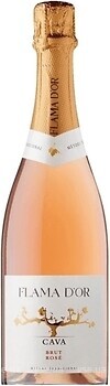 Фото Flama d'Or Cava Brut Rose рожеве брют 0.75 л