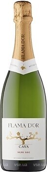 Фото Flama d'Or Cava Brut Semi Seco белое полусухое 0.75 л