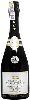 Фото Chateau de Champteloup Cremant de Loire Brut біле брют 0.75 л