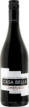 Фото Casa Bella Lambrusco Rosso Dolce червоне солодке 0.75 л