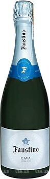 Фото Faustino Cava Extra Seco біле екстра-сухе 0.75 л