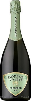 Фото Doppio Passo Prosecco DOC біле екстра-сухе 0.75 л