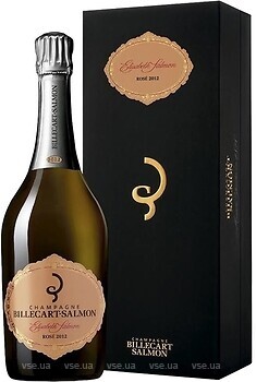 Фото Billecart Salmon Cuvee Elisabeth Salmon Rose 2012 Brut рожеве брют 0.75 л в упаковці