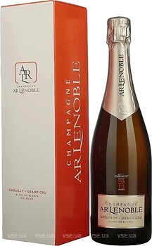 Фото Champagne AR Lenoble Blanc De Blanc Grand Cru Chouilly 2012 біле екстра-брют 0.75 л в подарунковій упаковці