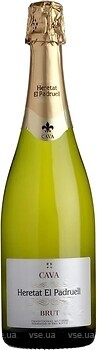 Фото Heretat el Padruell Cava Brut біле брют 0.75 л