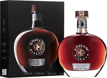 Фото Zwack Unicum Riserva 40% 0.7 л в упаковці