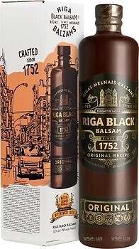 Фото Riga Black Balsam Original 45% 0.7 л в подарунковій упаковці