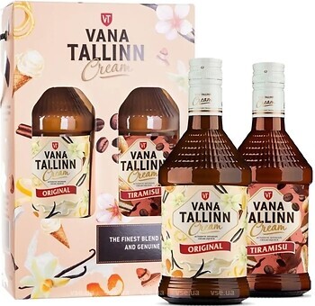 Фото Vana Tallinn Cream Original 16% 0.5 л + Cream Tiramisu 16% 0.5 л